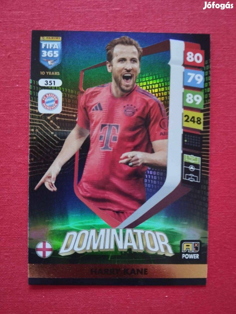 Harry Kane (Bayern München) FIFA 365 2025 Power Dominator focis kártya