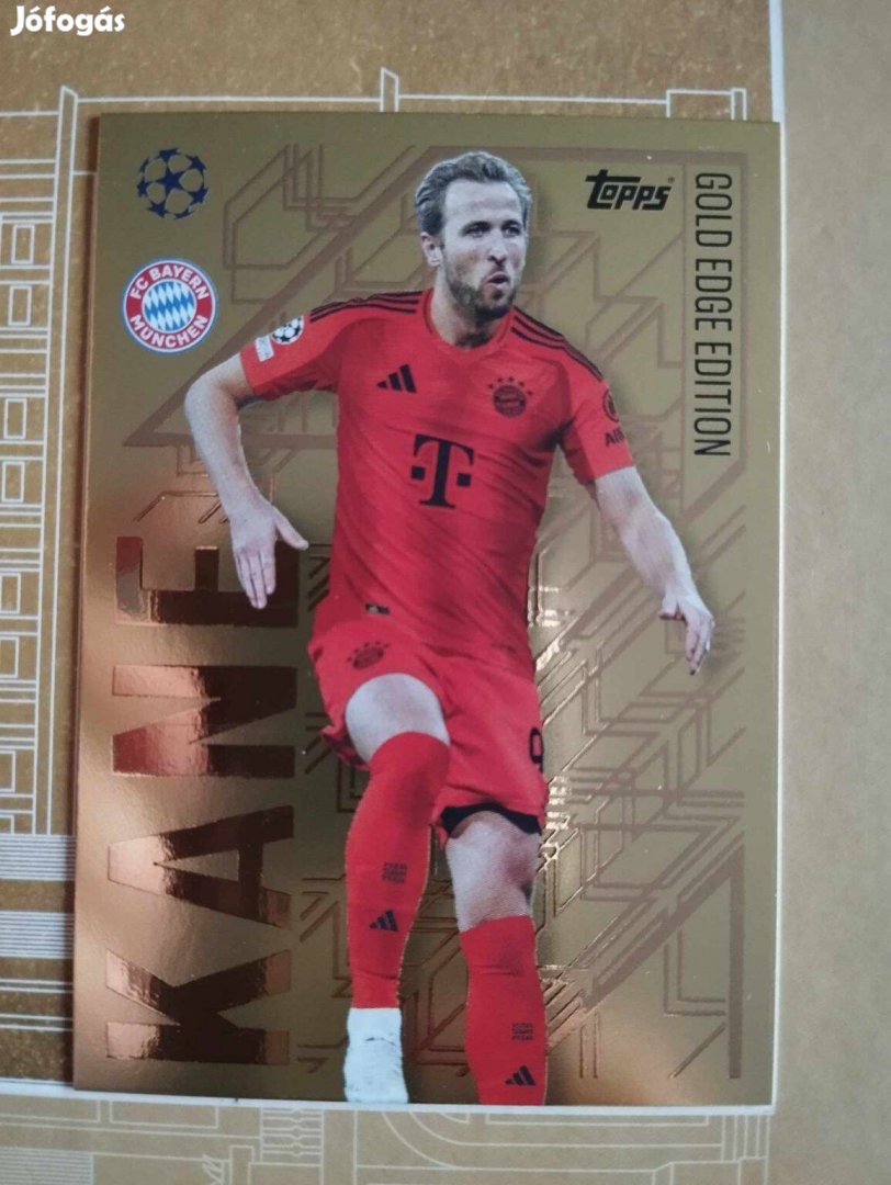 Harry Kane (Bayern München) Gold Edge Bajnokok Ligája 2024/25 kártya