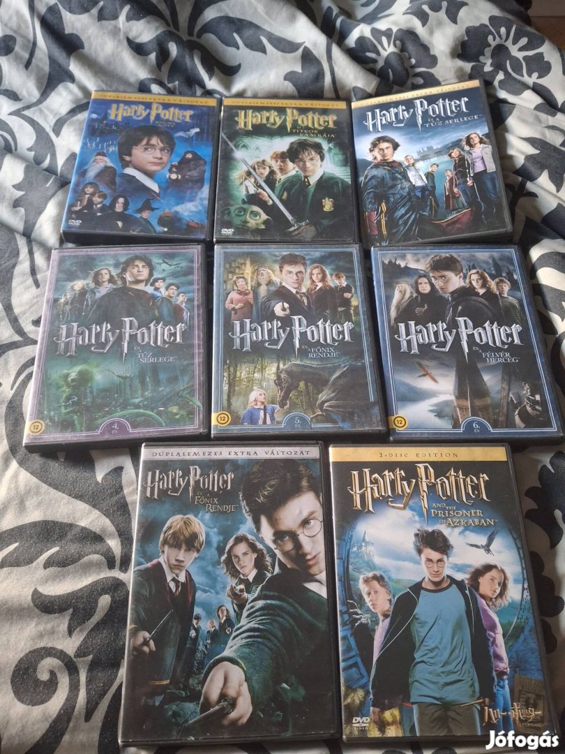 Harry Potter DVD Film Dupla lemezes 2 lemezes kiadványok