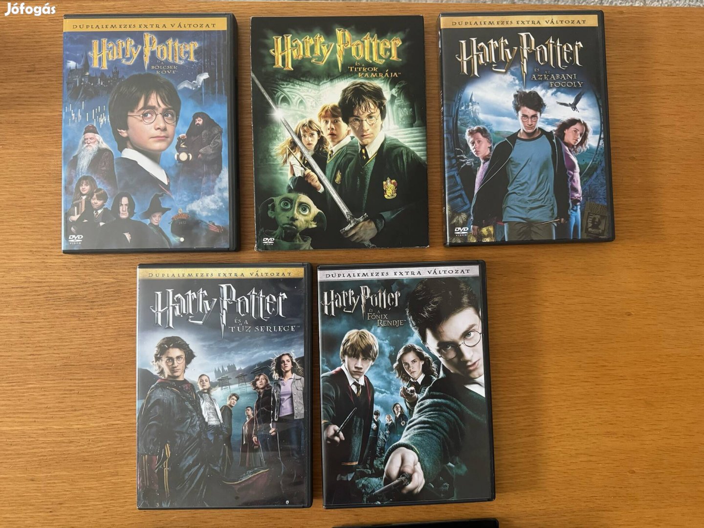 Harry Potter DVD sorozat 1-5, Duplalemezes!