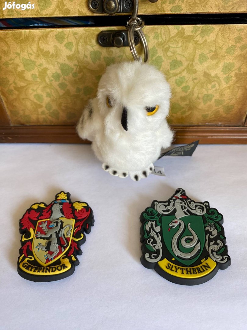 Harry Potter Hedwig plüss kulcstartó Griffendél Mardekár