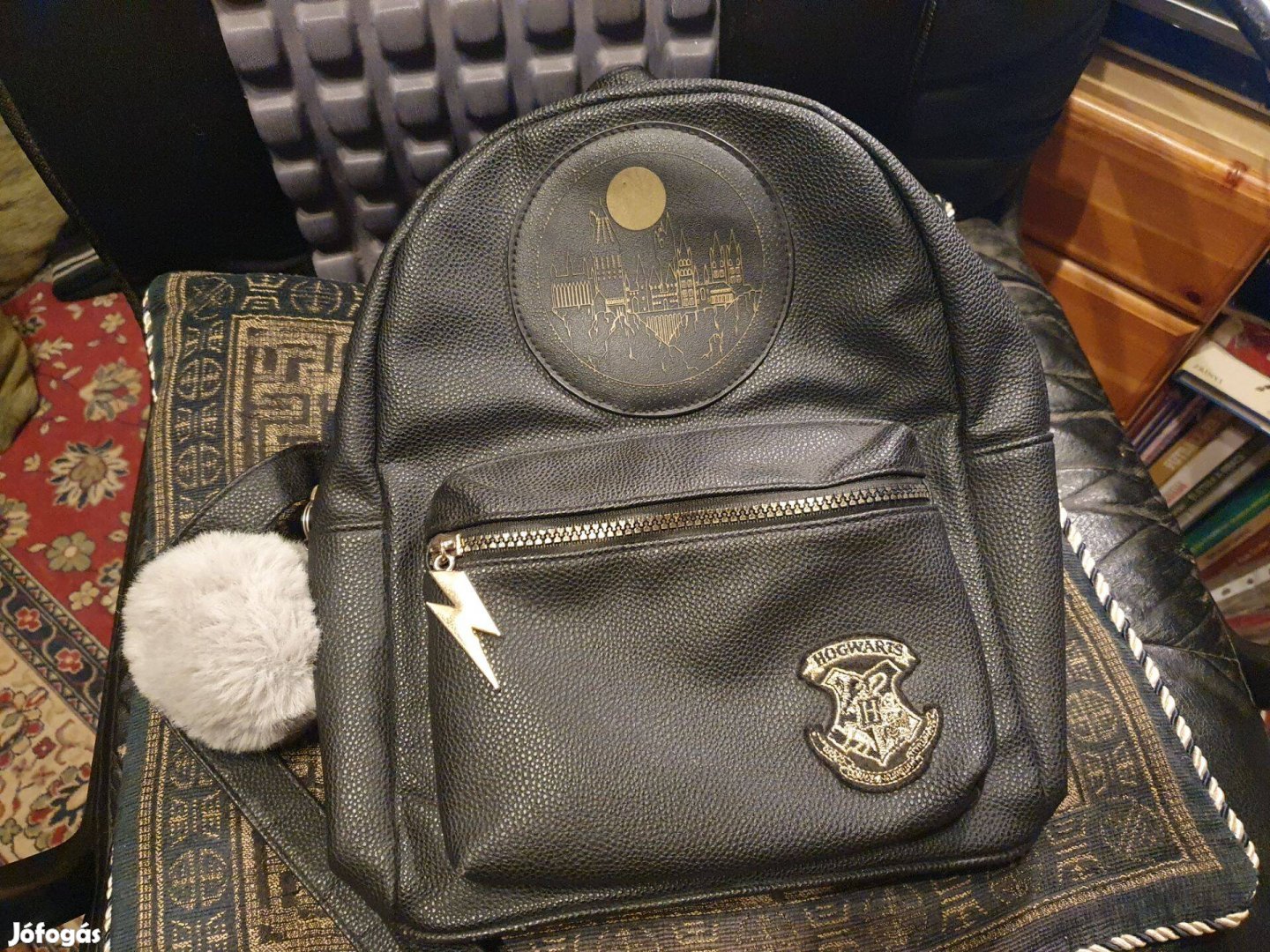 Harry Potter Hogwarts címeres, uniszex hátizsák hóbagoly