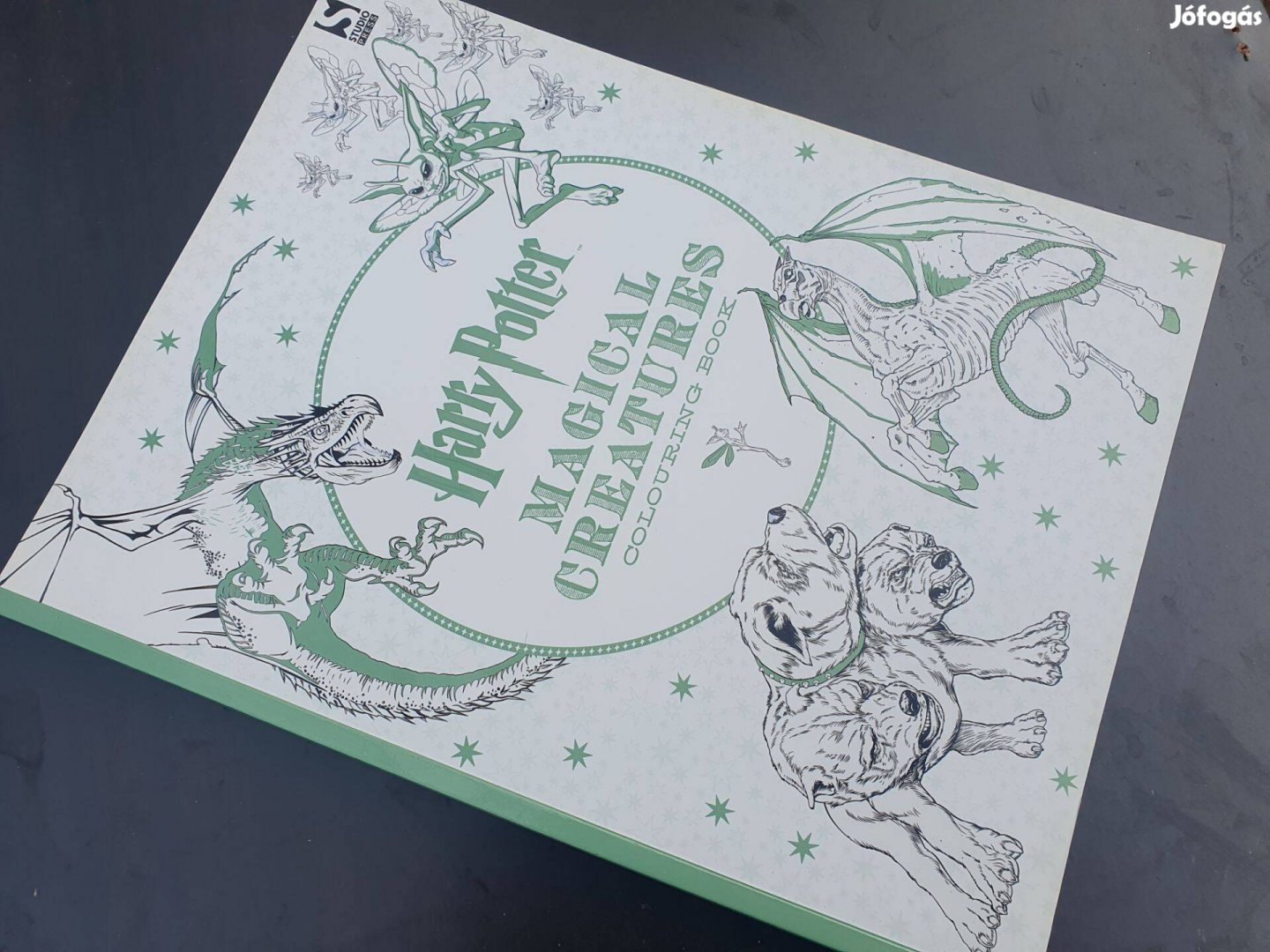 Harry Potter Magical creatures Colouring Book -színező +levonó-füzet