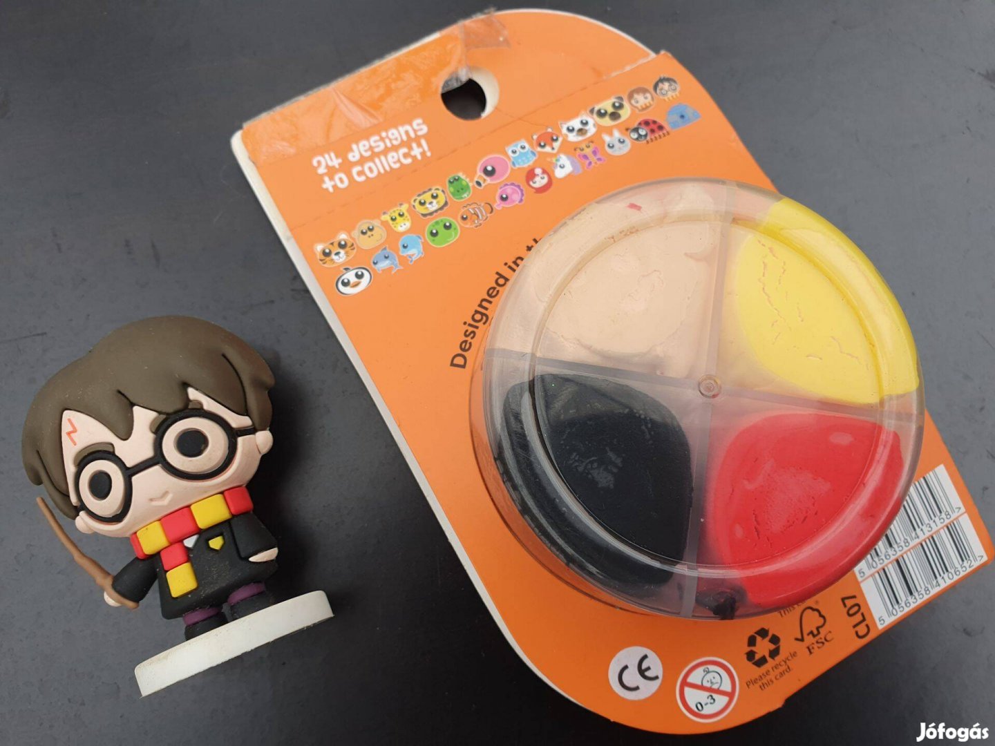 Harry Potter Pokis gumi figura + gyurmakészlet -Clay Pals varázsló