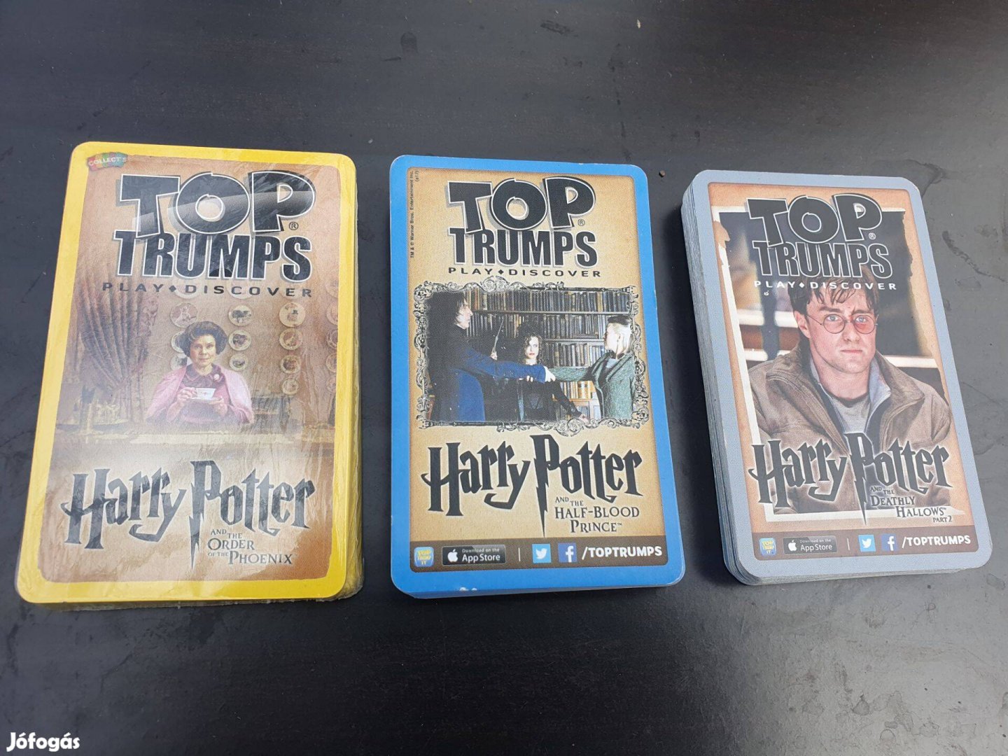 Harry Potter Top Trumps Card Game - 4 pakli új, angol nyelvű kártya