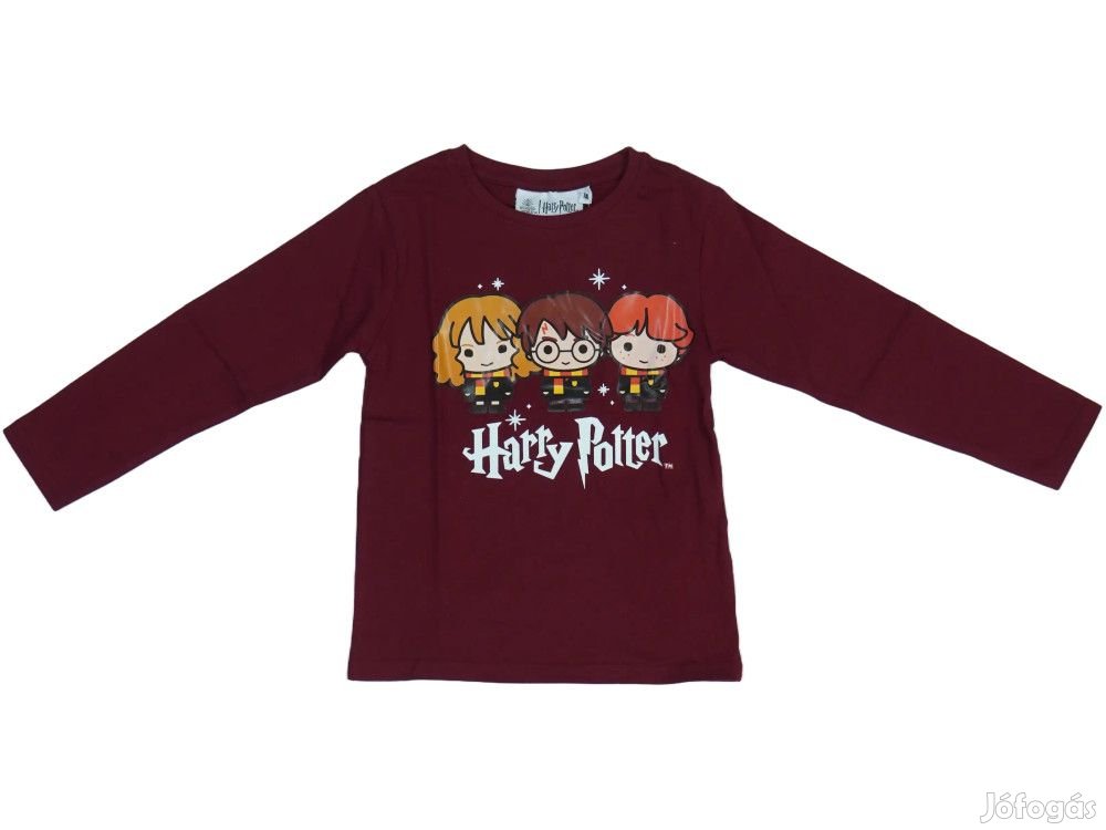 Harry Potter Új (címkés) Fiú Hosszú ujjú felső (Méret: 116)