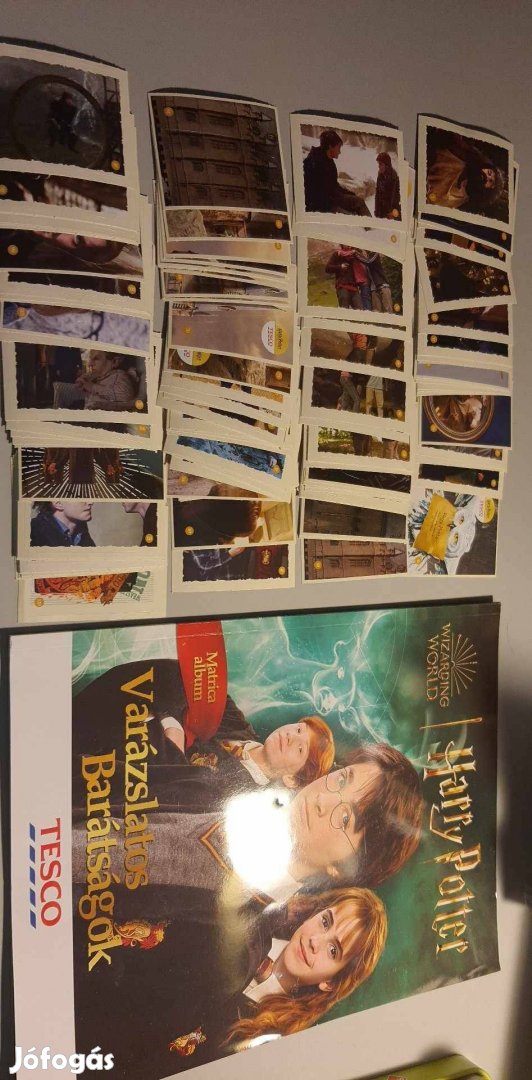 Harry Potter Varázslatos barátságok album matrica gyűjtemény