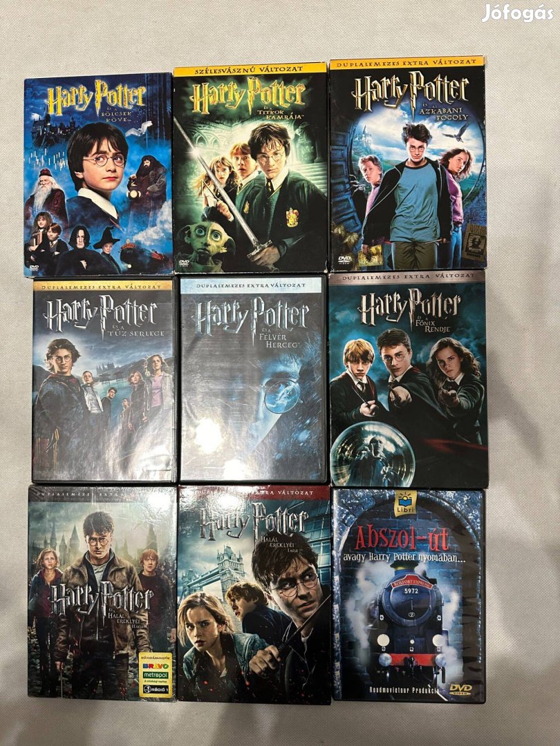Harry Potter: A teljes gyűjtemény + Abszol út DVD