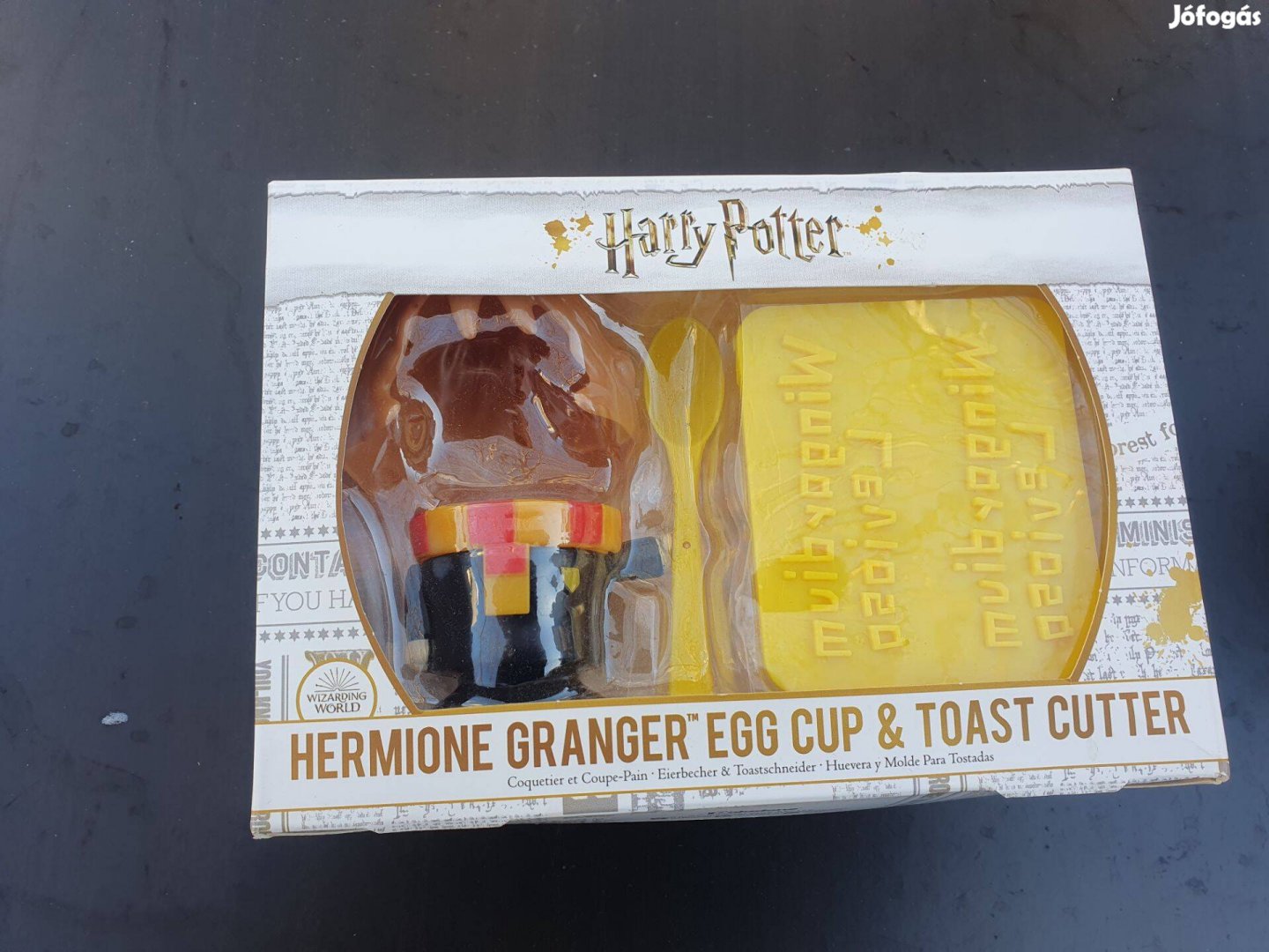Harry Potter -Hermione Granger tojás, csésze, pirítós -reggeli készlet