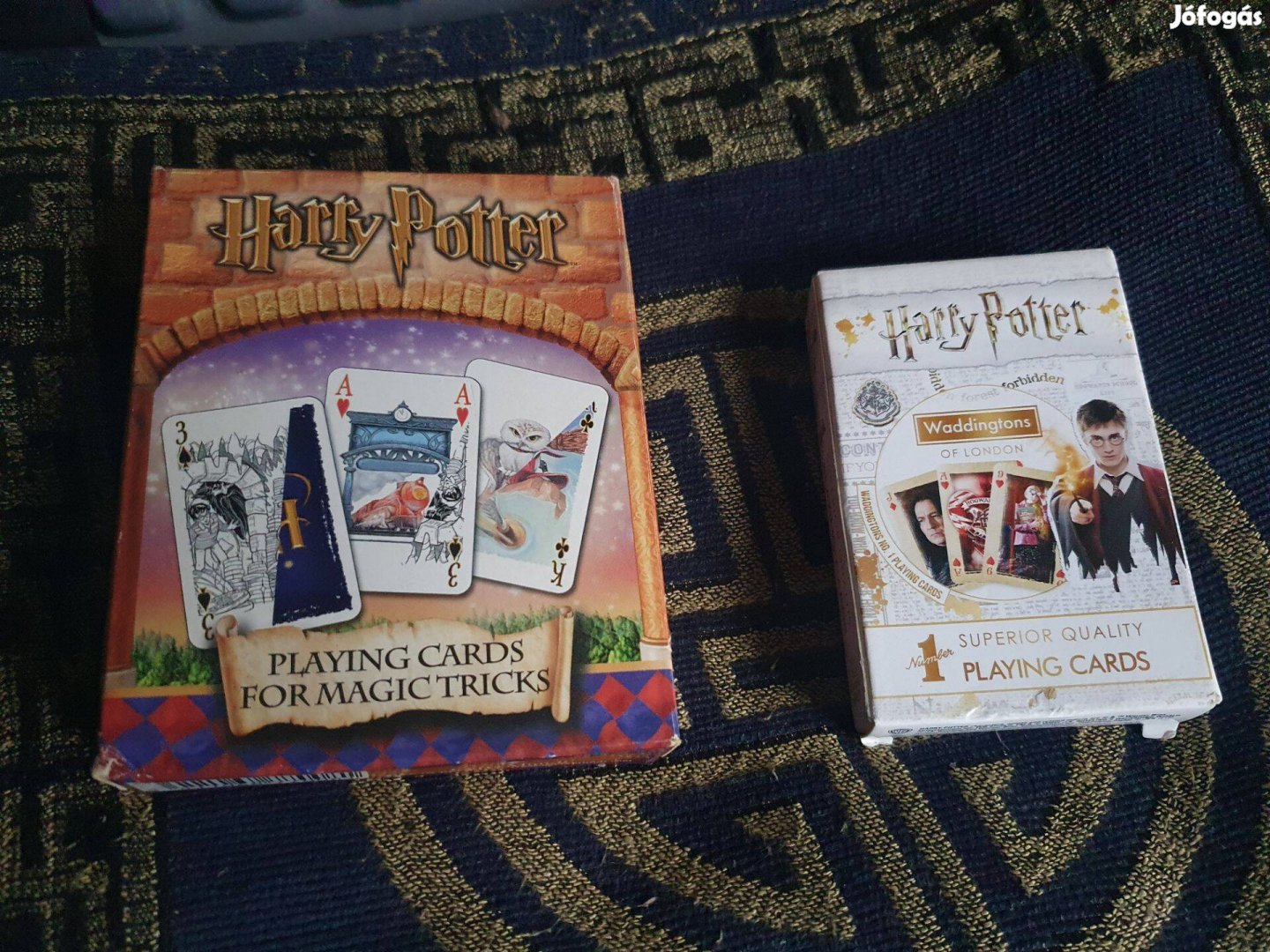 Harry Potter: Playing Cards For Magic Tricks+Waddingtons No.1+kapszula