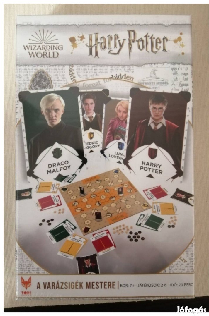 Harry Potter a varázsigék mestere bontatlan társasjáték 
