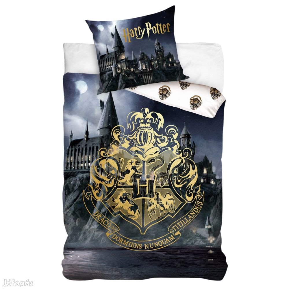 Harry Potter ágynemű 140 x 200 cm Roxfort címeres