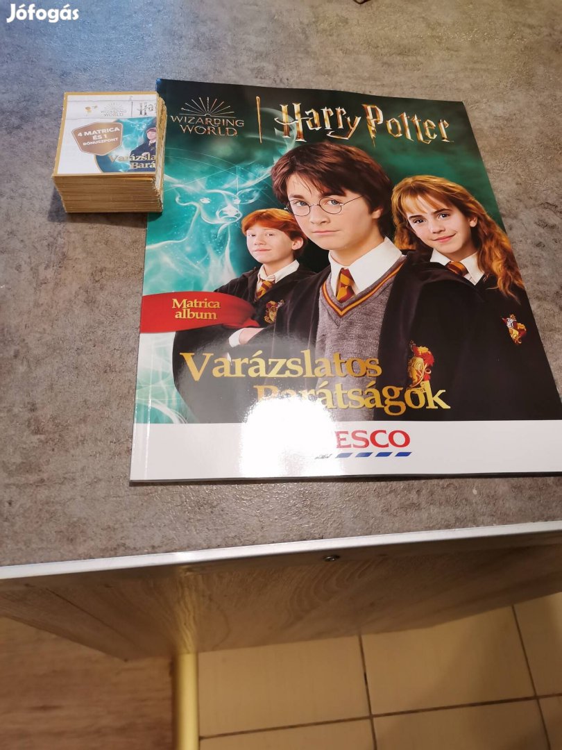 Harry Potter album az összes matricával 
