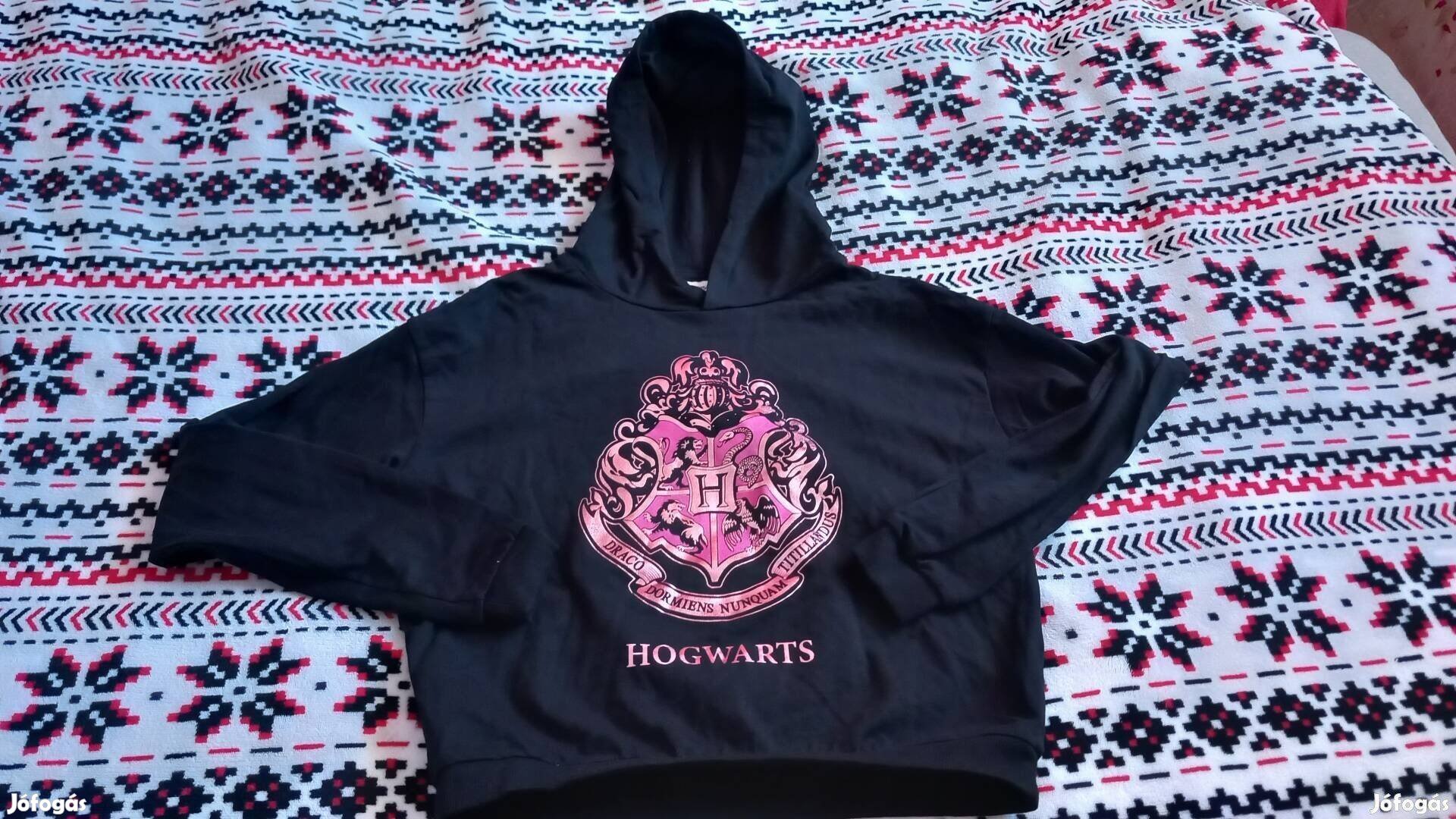 Harry Potter crop kapucnis pulover 158/164cm, S, uj