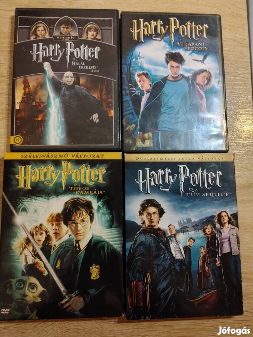 Harry Potter dvd filmek egy tételként