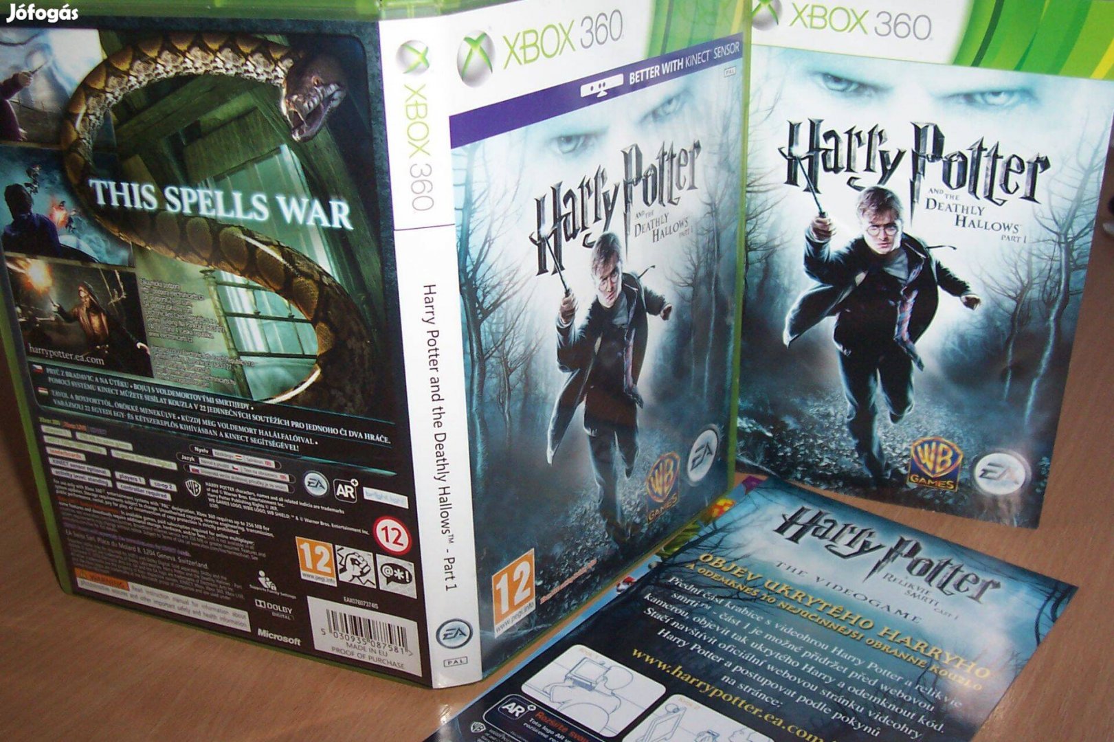 Harry Potter és A halál ereklyéi - eredeti xbox360 játéklemez