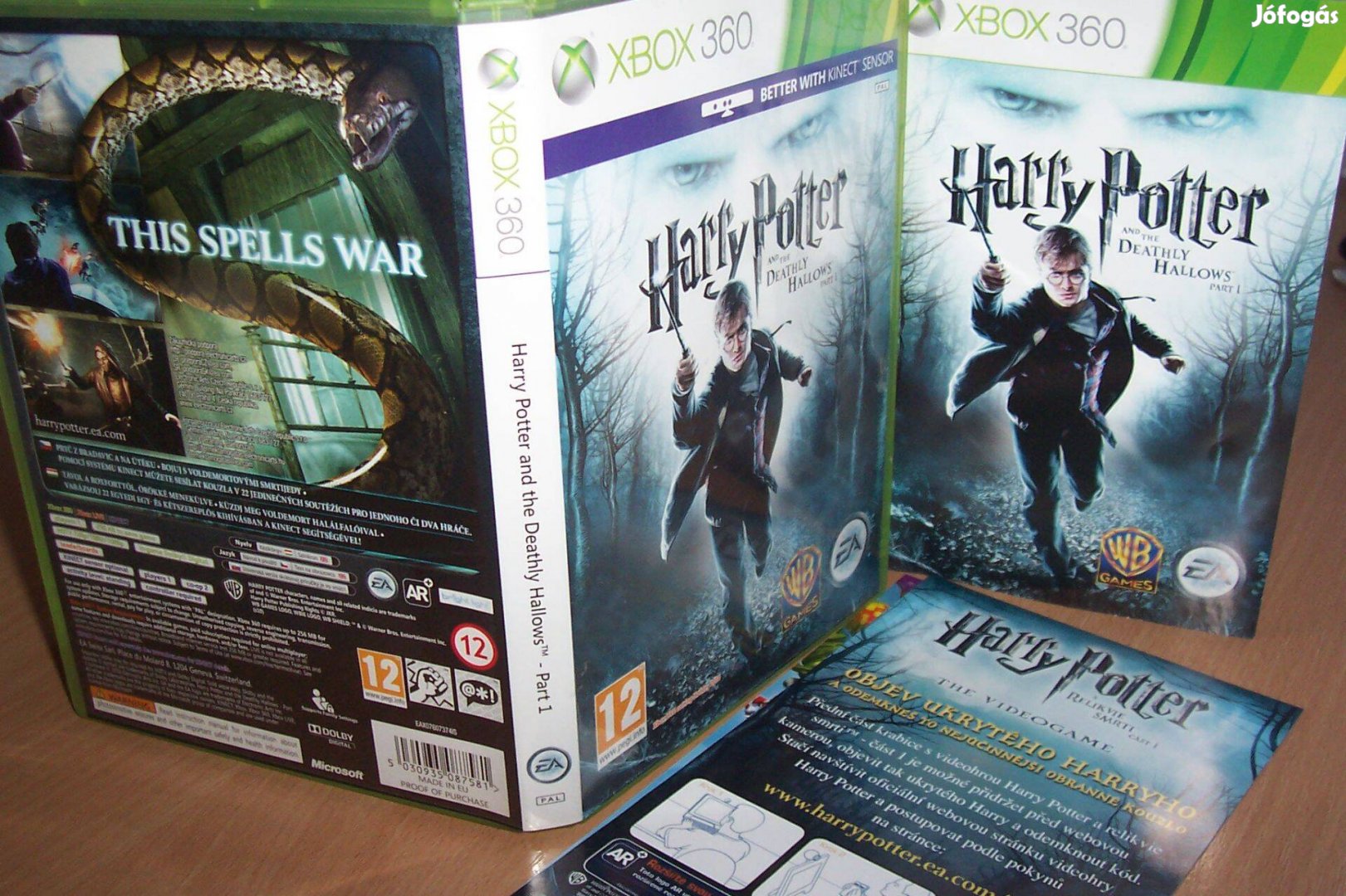 Harry Potter és A halál ereklyéi-xbox 360 konzolhoz eredeti játéklemez