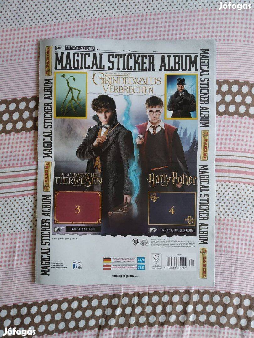 Harry Potter és Legendás állatok matricás album