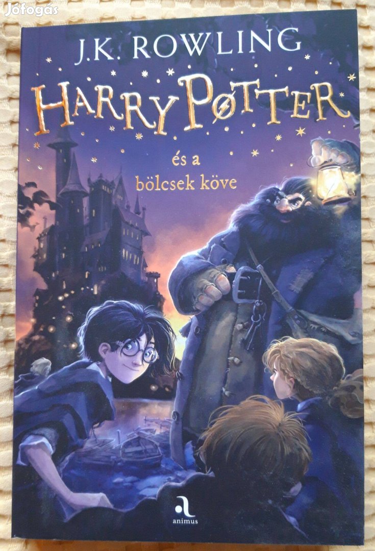 Harry Potter és a bölcsek köve könyv Fordító által Dedikált