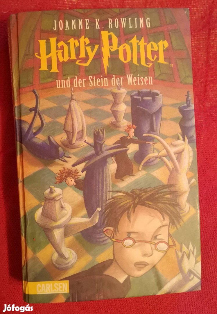Harry Potter és a bölcsek köve könyv (német nyelven) )