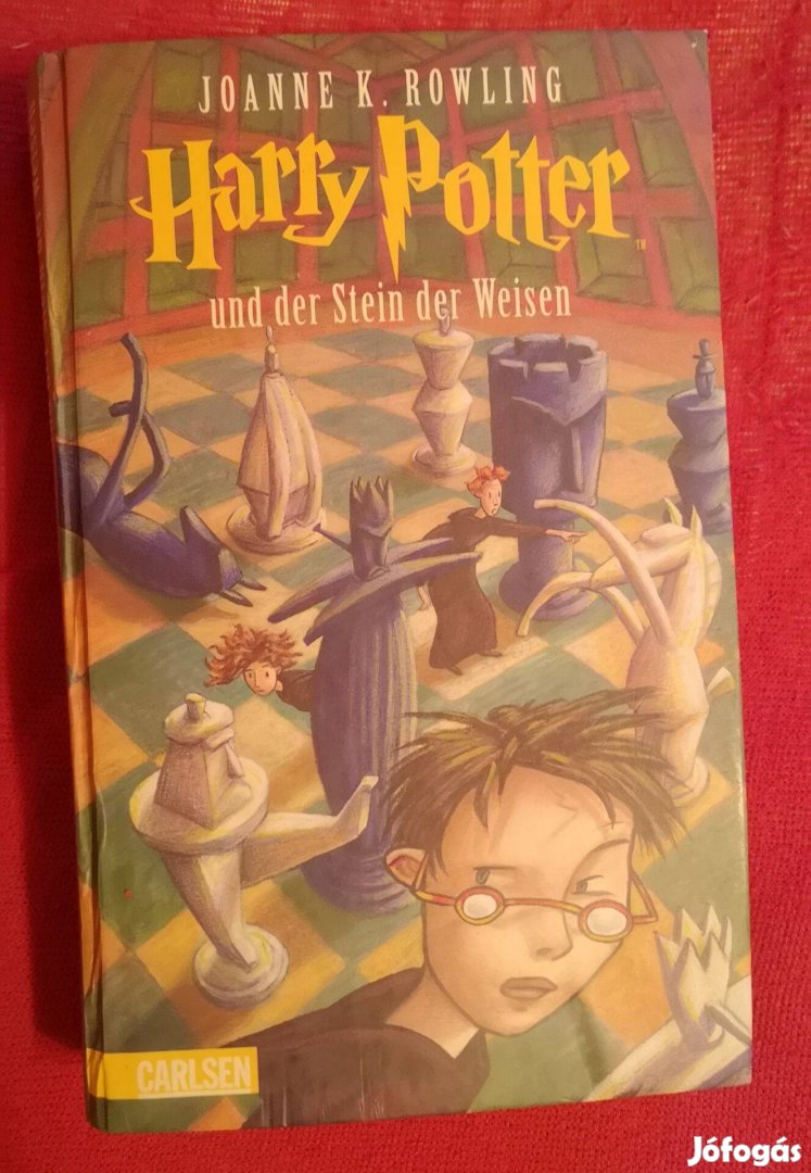 Harry Potter és a bölcsek köve könyv (német nyelvü)