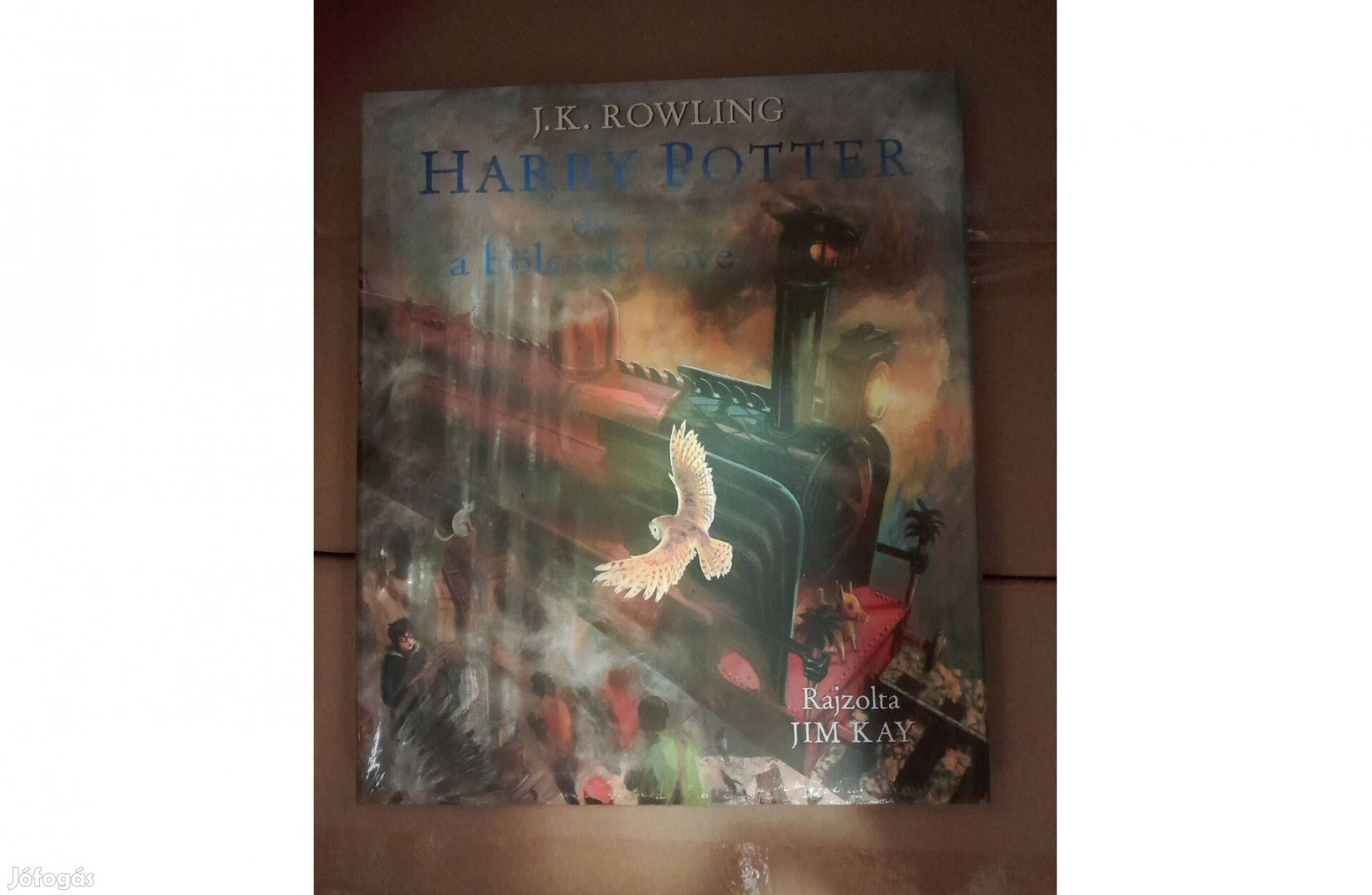 Harry Potter és a bölcsek köve könyv illusztrált