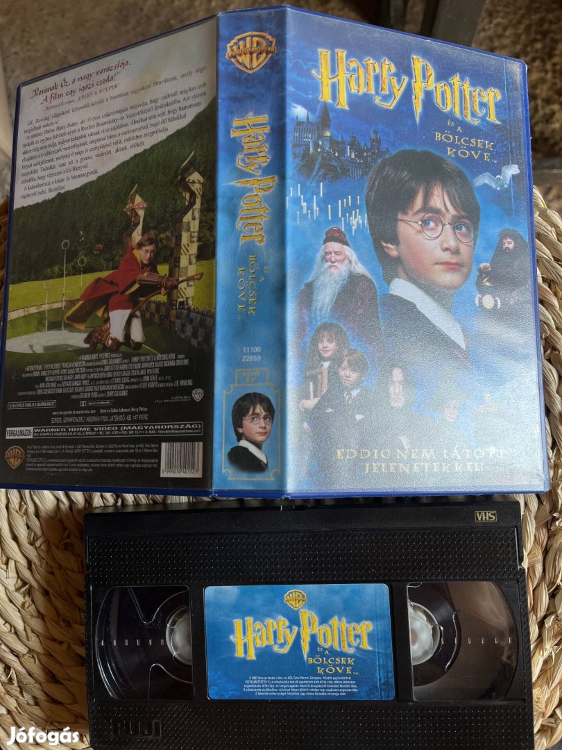 Harry Potter és a bölcsek köve vhs 