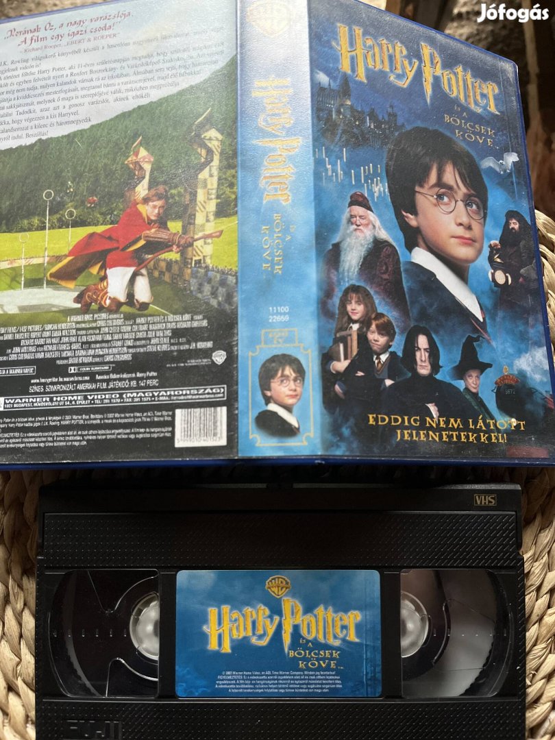 Harry Potter és a bölcsek köve vhs kazetta