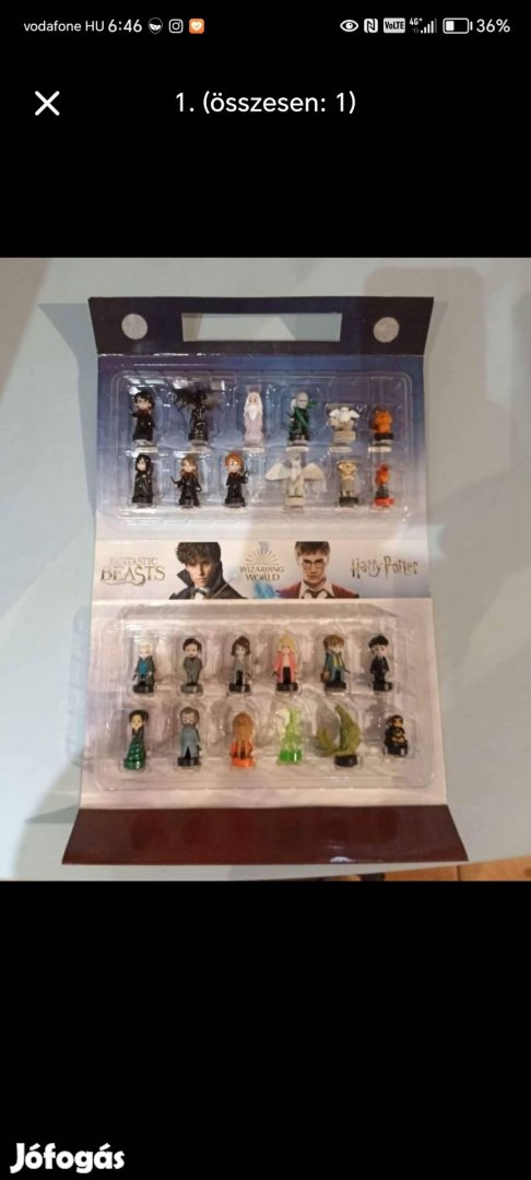 Harry Potter figurák dobozában 