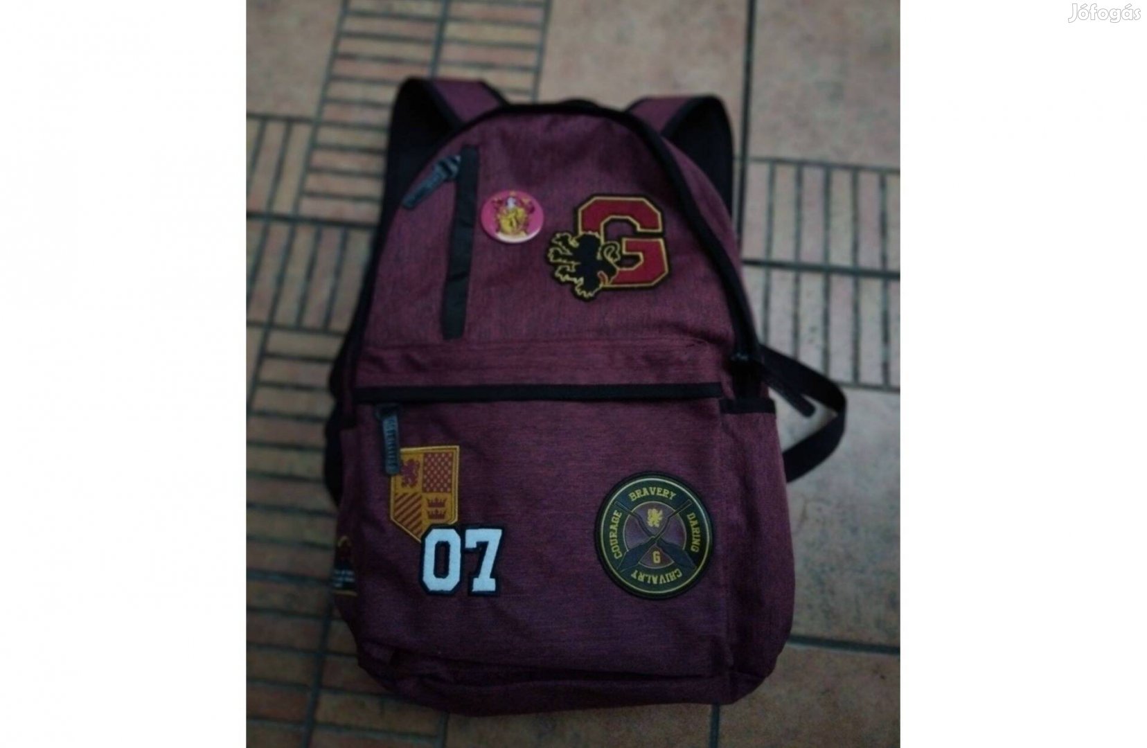 Harry Potter hímzett hátizsák új