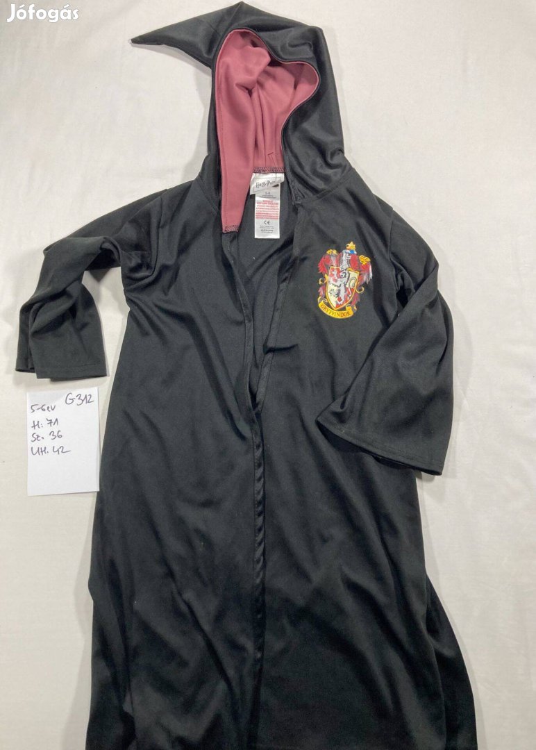 Harry Potter jelmez, Harry Potter talár 5-6 év G312