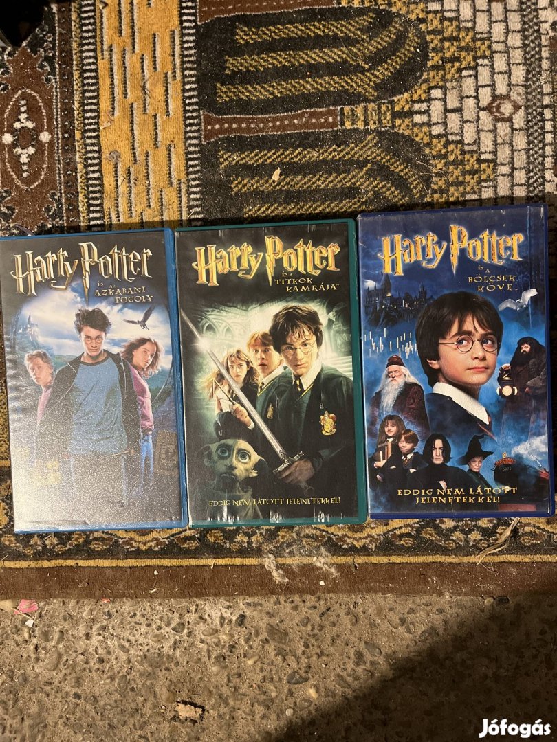 Harry Potter pakk 1-3 vhs 