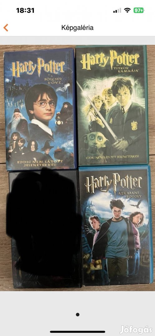 Harry Potter pakk vhs kazetta