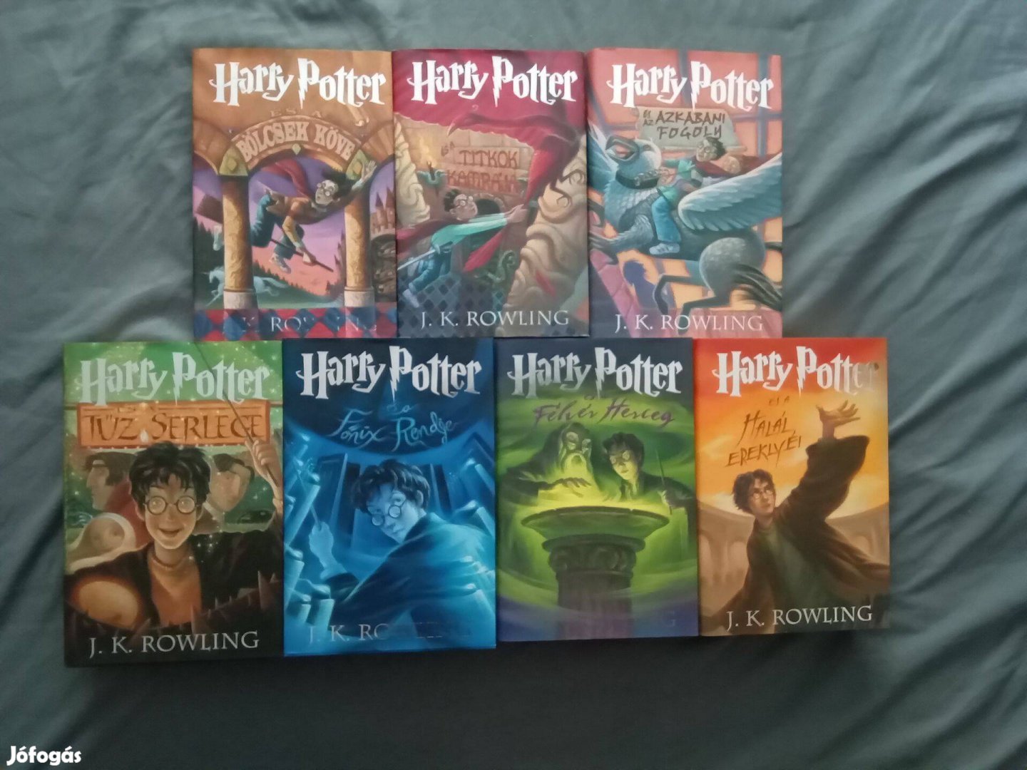 Harry Potter teljes könyvsorozat + 3 kiegészítő könyv