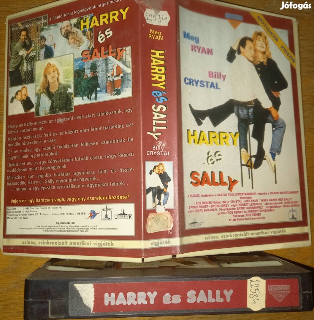 Harry & Sally - vígjáték vhs - Meg Ryan