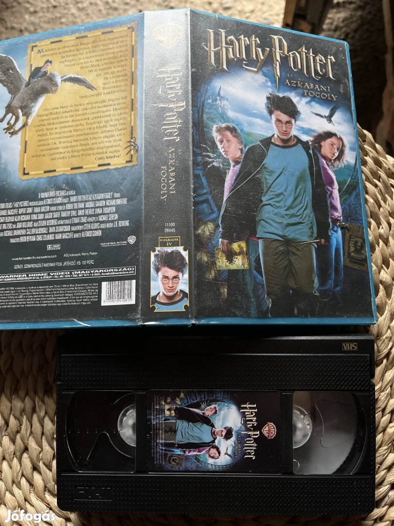 Harry potter és az azkabani fogoly vhs kazetta