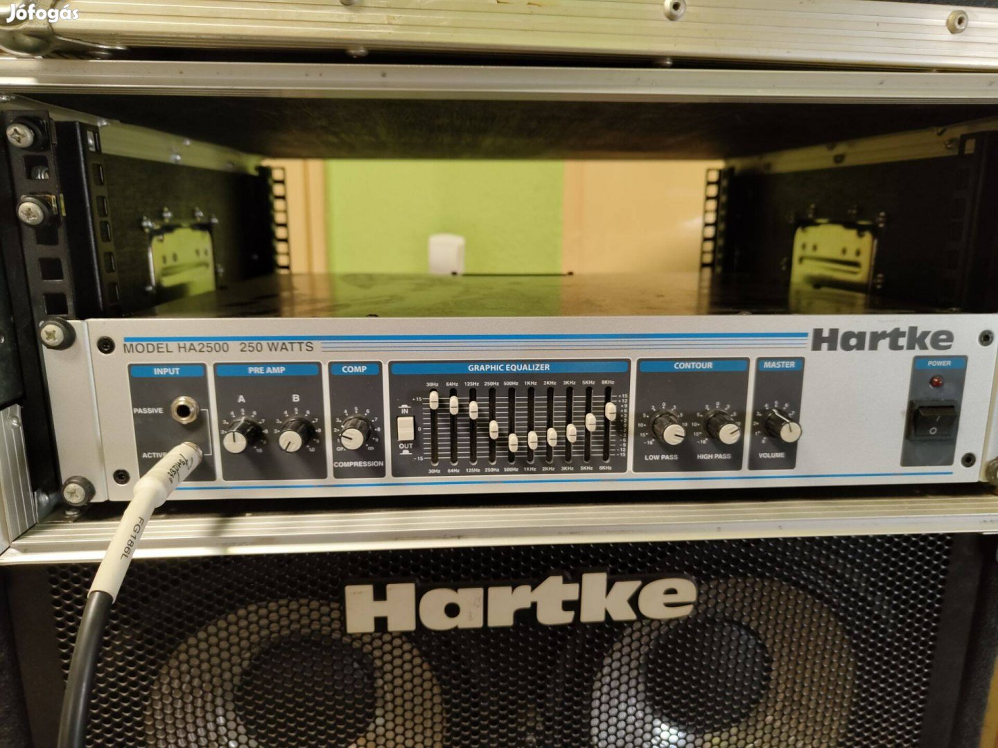 Hartke HA2500 Erősítő + TP410 + Invasion 1x15 hangfal