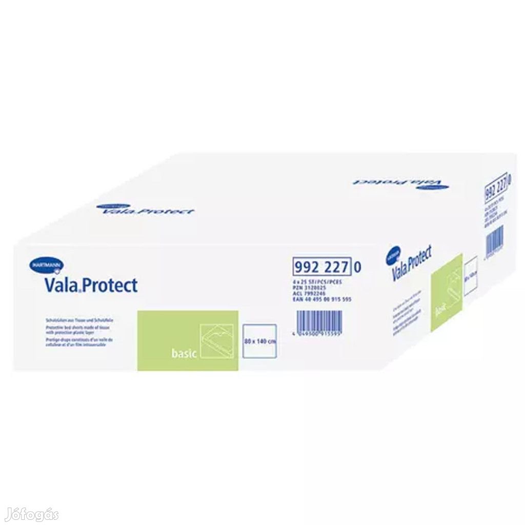 Hartmann ValaProtect basic egyszer használatos lepedő 80x210 cm  100d