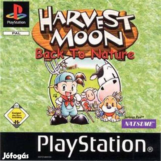 Harvest Moon Back to Nature, Boxed eredeti Playstation 1 játék