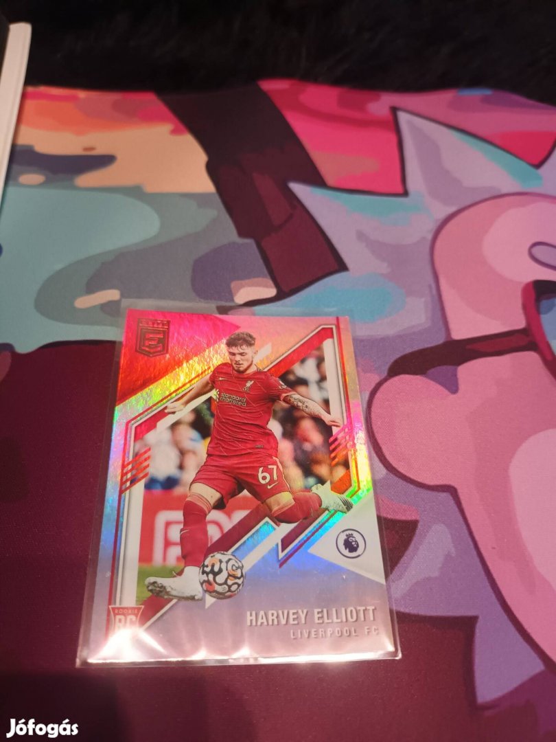 Harvey Elliott Donruss rookie focis kártya Liverpool