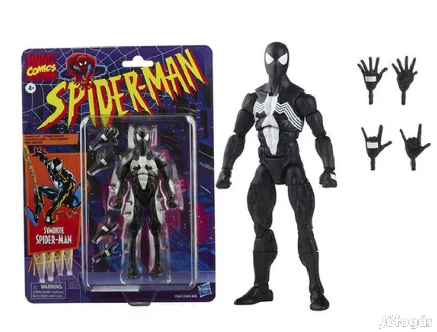 Hasbro Legends Black Costume Spider-Man Symbiote Spider-Man figura