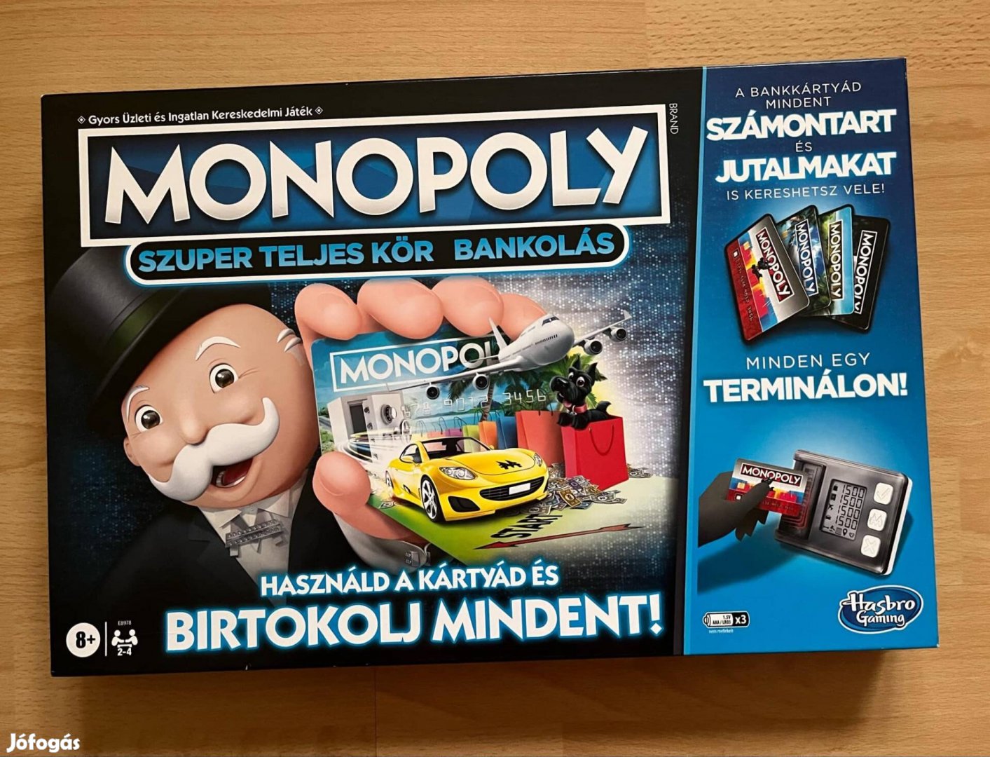 Hasbro Monopoly Super elektronikus bankkártyás kiadás