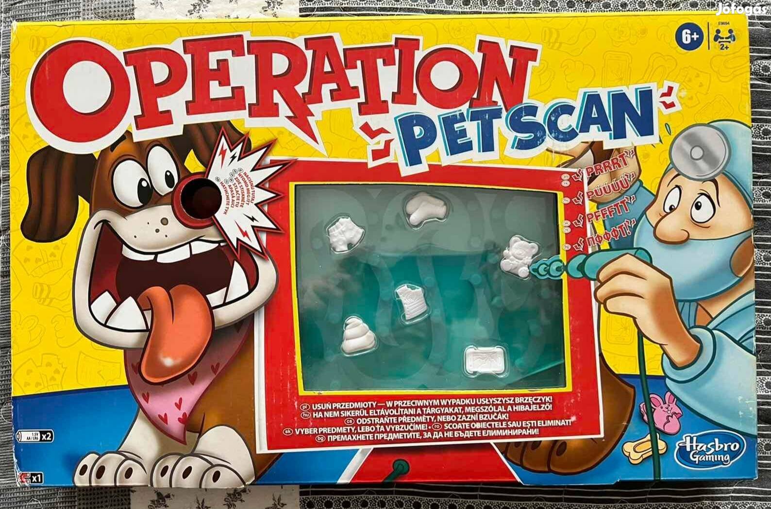 Hasbro Operation Petscan játék új