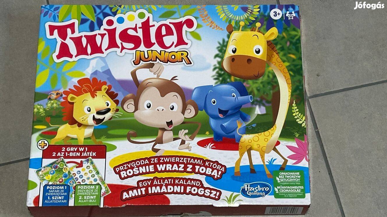 Hasbro Twister Junior F7478289 2 a 1-ben játék társasjáték