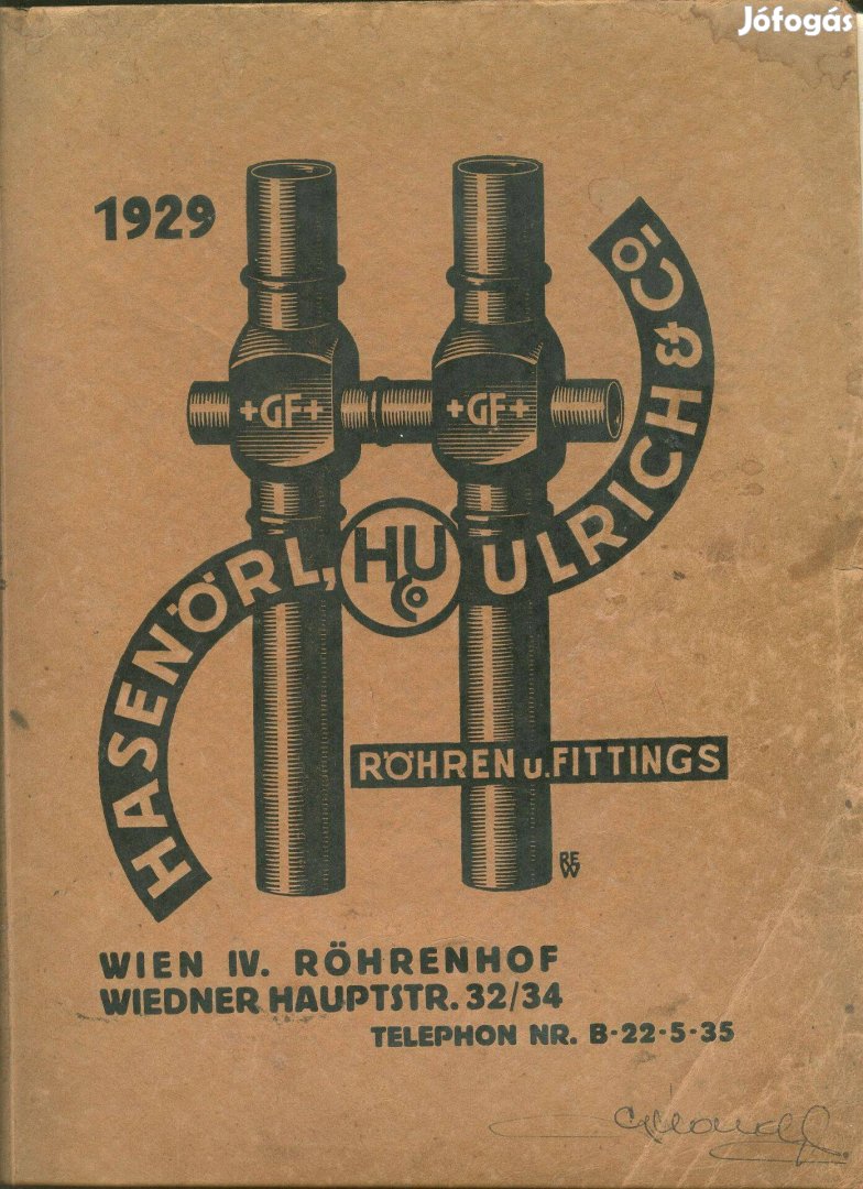Hasenörl, Ulrich árkatalógus 1929 eladó!