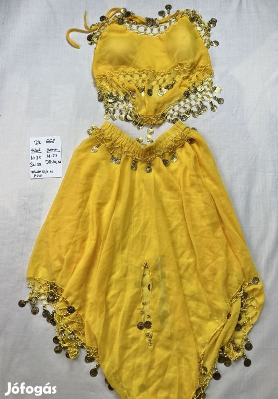 Hastáncos jelmez, hastáncos szoknya, felnőtt jelmez DK668