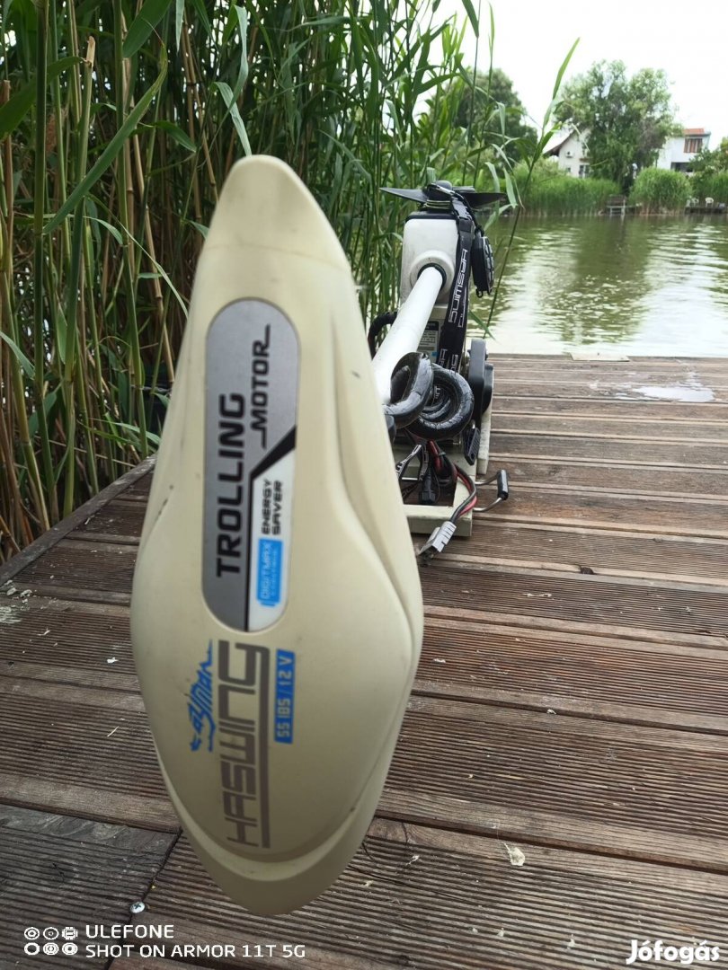 Haswing cayman 55lbs/12 volt trolling motor eladó!