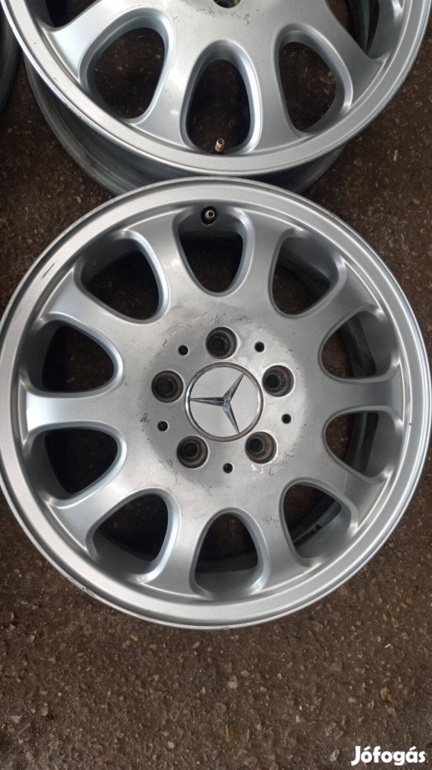 Használt 16 colos gyári Mercedes 5x112 lyukosztású alu felni garnitúra