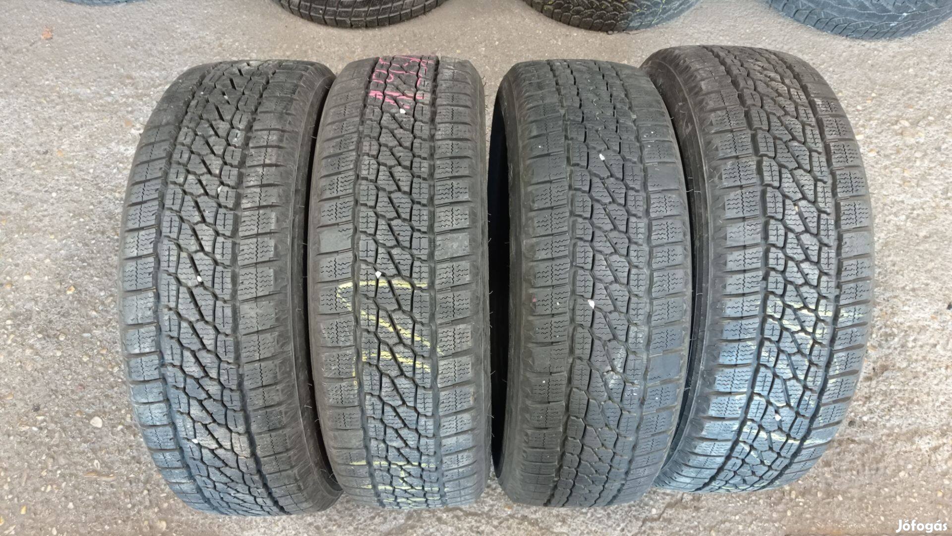 Használt 195/60/16C Firestone téligumi garnitúra olcsón eladó