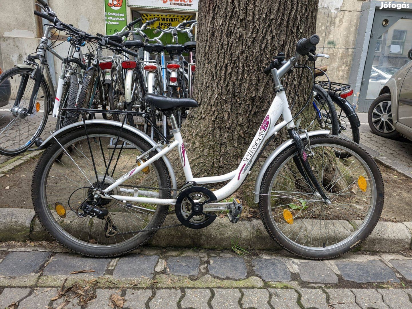 Használt 24-es lány Városi kerékpár Scirocco city star (37,5cm)